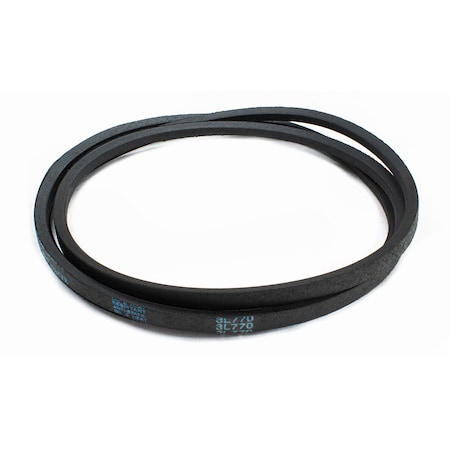 D&D 3L770 FHP V-Belt, 77 in Outside Length, 3/8 in Top Width, 7/32 in Thickness, 1 Ribs 3L770